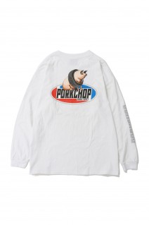 P 2nd OVAL LS TEE / WHITE