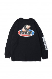 P 2nd OVAL LS TEE / WHITE