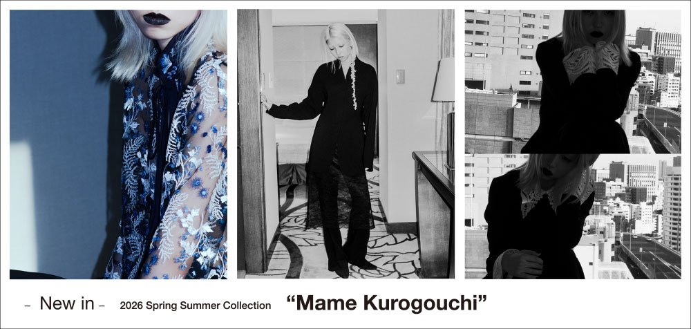 ﻿﻿Mame Kurogouchi 26SS Collection