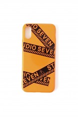 Caution iPhone Case X, XS/ORANGE(70864134)