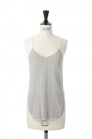 NARROW STRAP RIBBED TANK -BONE (201WT-CT04) | セレクトショップ ...