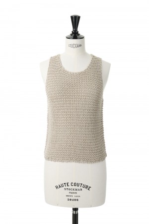 Mesh Knit Tanktop -NATURAL (12010519)