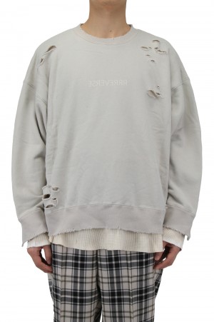 選べる配送時期 【stein】Oversized Layered Sweat LS | vendee