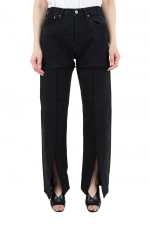 Front Slash DENIM -BLACK Ssize-1(SR-21SS-25)