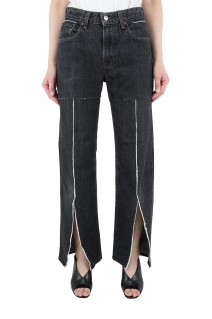 Front Slash DENIM -BLACK Msize-1(SR-21SS-25)