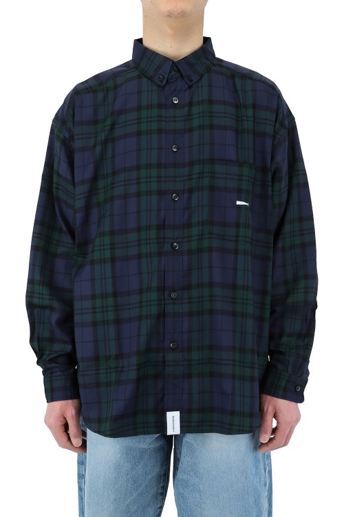 HYANNIS B.D LS SHIRT FULL SIZE - NAVY (211BRDS-SHM02) | セレクト ...