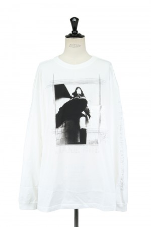 Jane doe's portrait.2(oversized l/s tee) -WHITE- (sc.0482SS21