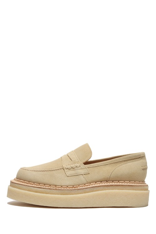 George Cox / Double Sole Coin Loafer(21-02649M)-651 BEIGE