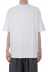 S/S Mock Neck Tee - WHITE (GU212-70056B)
