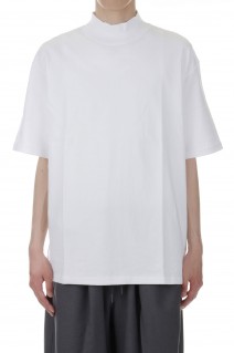 S/S Mock Neck Tee - WHITE (GU212-70056B)