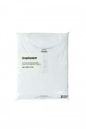 2-Pack S/S Pocket Tee - WHITE (GU212-70187B) | セレクトショップ