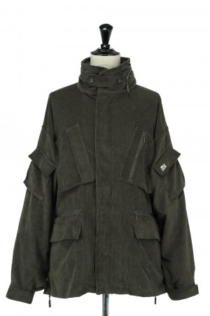 IS-NESS / CORDUROY MILITARY JACKET2020AWPT06CO - ミリタリージャケット