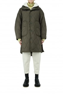 W'S QUILTED LONG COAT -OLIVE DRAB (WTW21209SK)