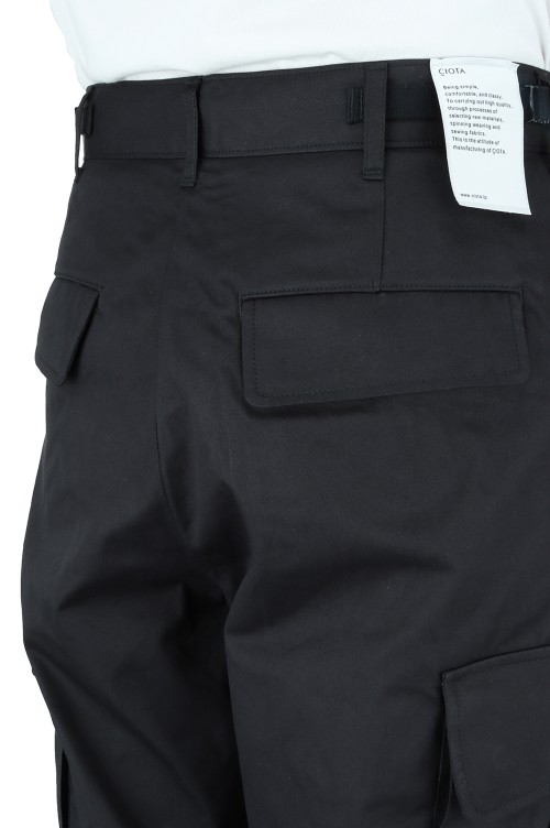 Suvin Cotton Weather Jungle Fatigue Pants - BLACK (PTLM-104M