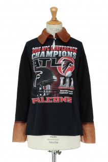 Organdy Collar T Long  -BROWN M-size-2  (SR-21AW-29)