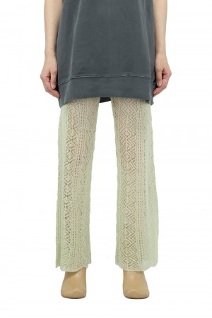 Patchwork Lace Leggins -BEIGE(12120709) | セレクトショップ