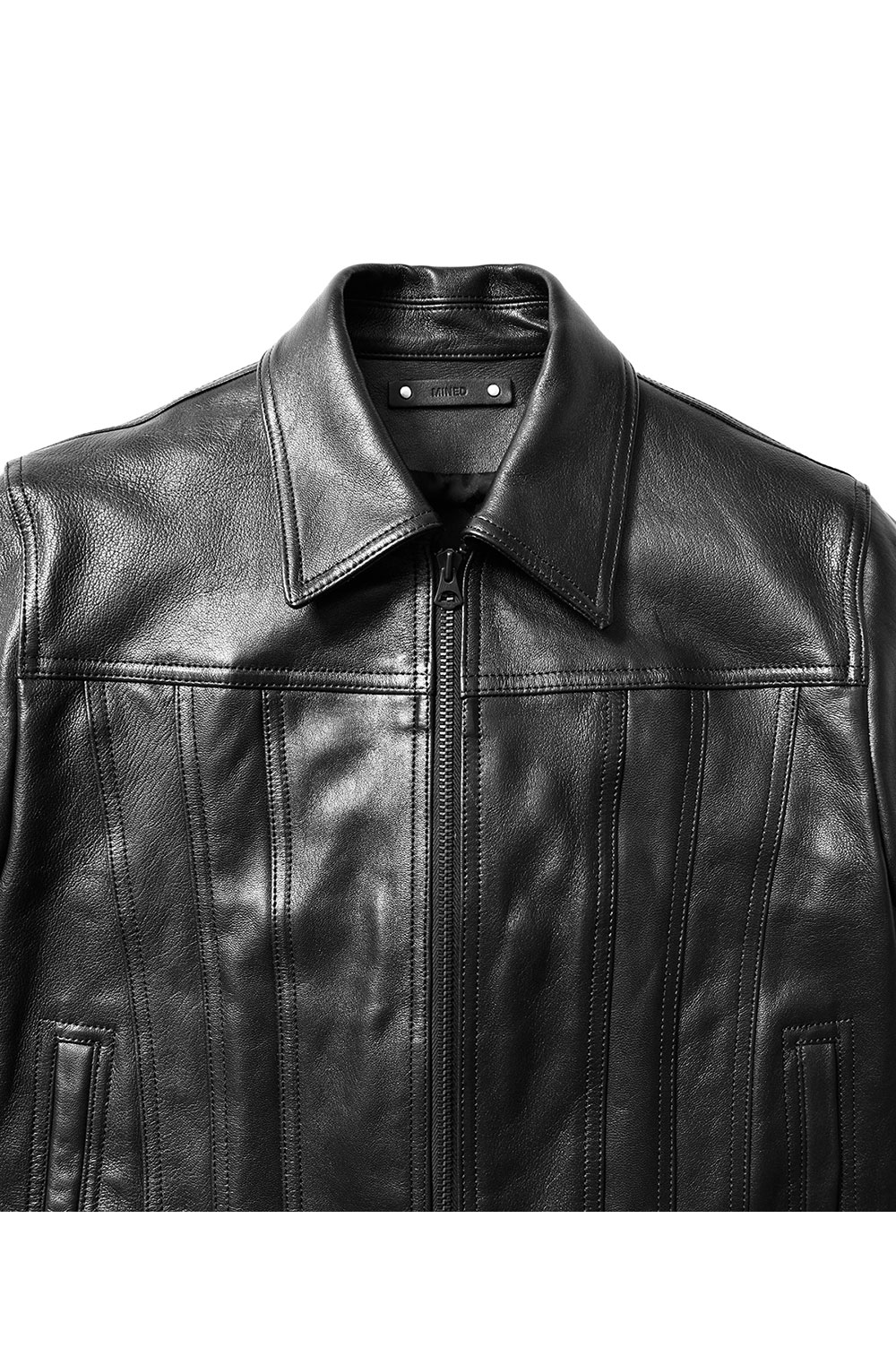 minedenim sheep leather zip up jacket - アウター