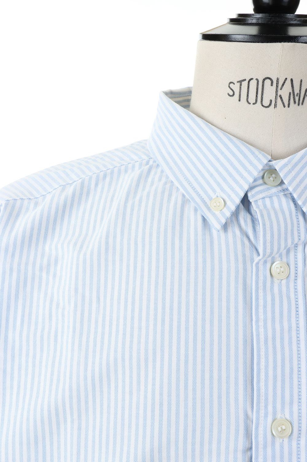 KENNEDY'S OXFORD STRIPE B.D. LS SHIRT - LIGHT BLUE (212BRDS-SHM03