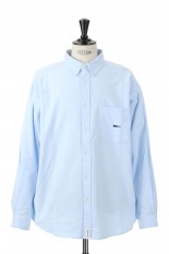 KENNEDY'S OXFORD STRIPE B.D. LS SHIRT - LIGHT BLUE (212BRDS-SHM03