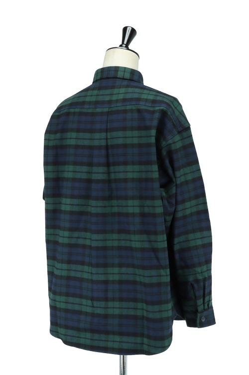 CPOC PLAID LS SHIRT - GREEN (212TQDS-SHM03) | セレクトショップ｜DeepInsideinc.com  Store