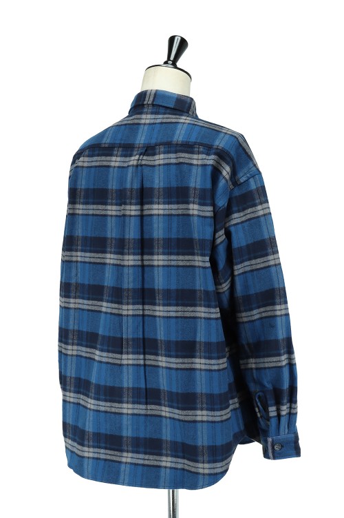 CPOC PLAID LS SHIRT - NAVY (212TQDS-SHM03) | セレクト