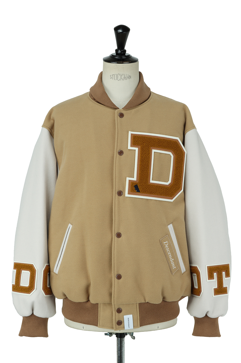 SQUAD VARSITY JACKET - BEIGE (212WVDS-JKM01) | セレクトショップ