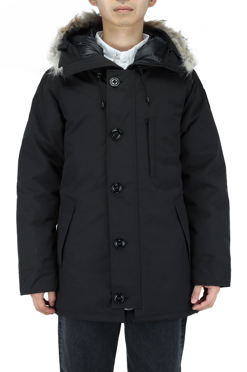 chateau parka black label canada goose