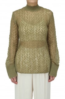 Sheer Lace Knit -LIGHT GREEN (12120533)