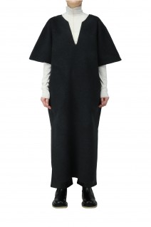 Wool Caftan Dress -C.GRY (12120325)
