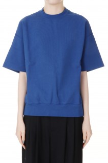 Compact Terry Half Sleeve Crew Neck -Blue (GL221-70177)