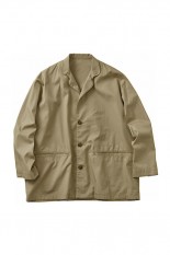 GABARDINE WIDE JACKET / KHAKI (PC-027-1814)