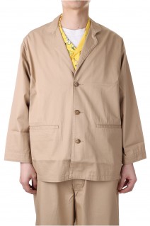 GABARDINE WIDE JACKET / KHAKI (PC-027-1814)