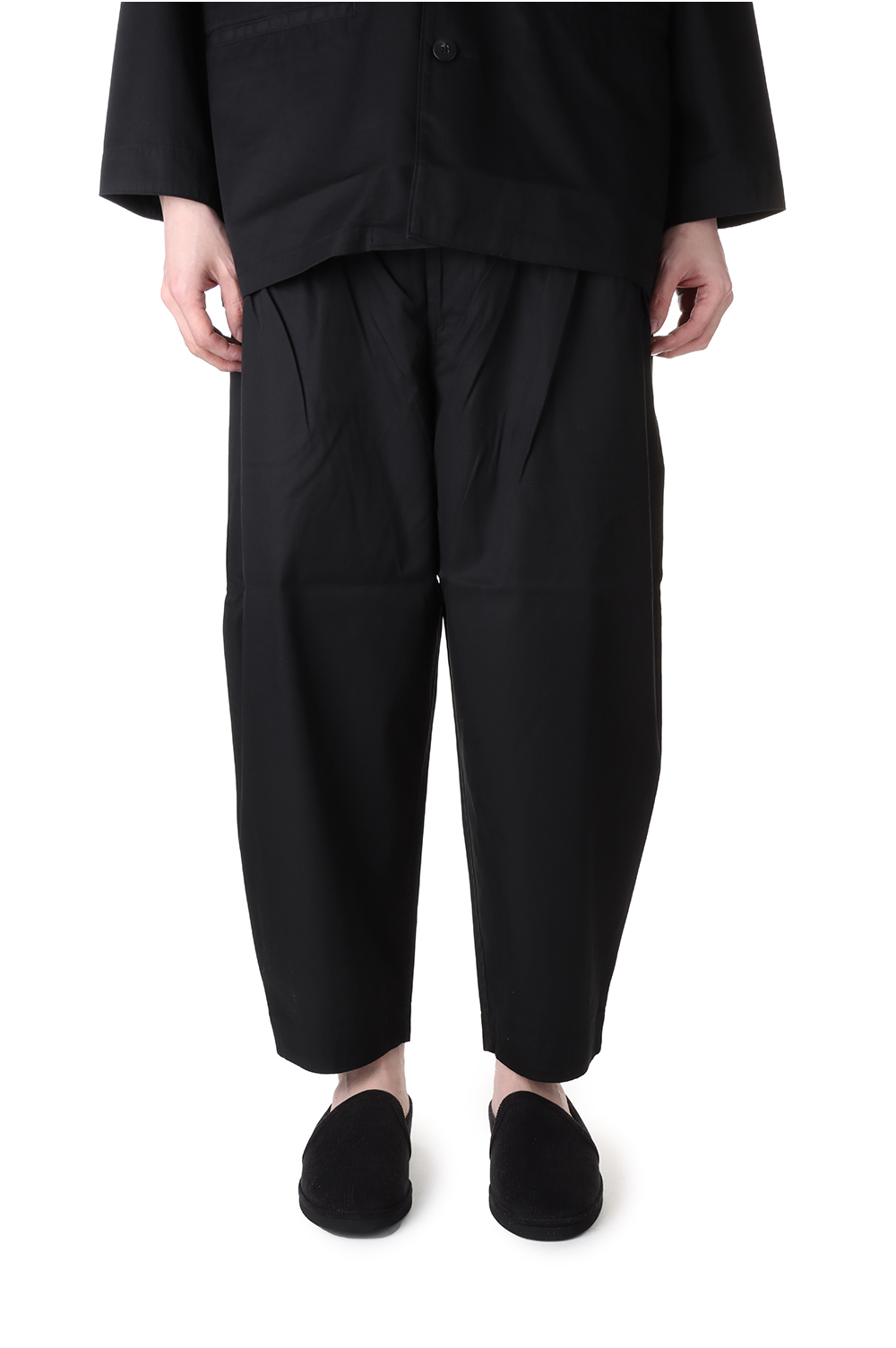 GABARDINE BEBOP PANTS / BLACK (PC-027-1819) | セレクト