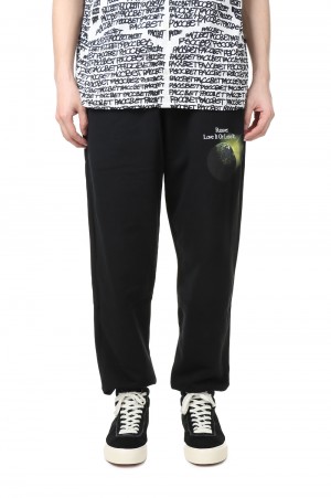 EARTH SWEATPANTS KNIT/BLACK(PACC10P012)