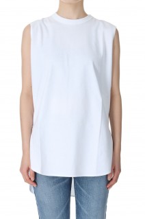 SUPIMA AIR 12/- ROUND HEM TANK TOP -White (KKAGNM0032)