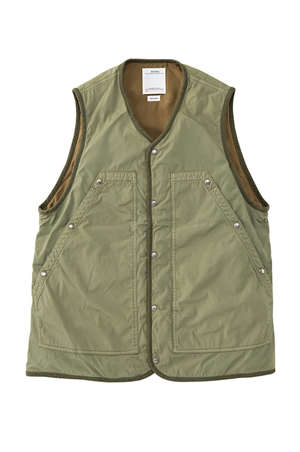 COVEY DOWN VEST(0122105013005)-GREEN- | セレクト