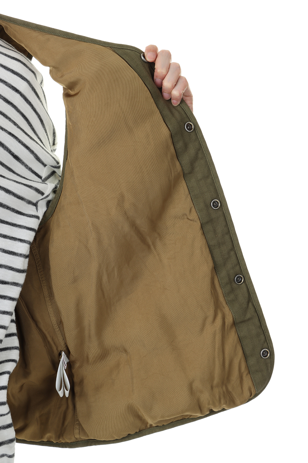 COVEY DOWN VEST(0122105013005)-GREEN- | セレクトショップ