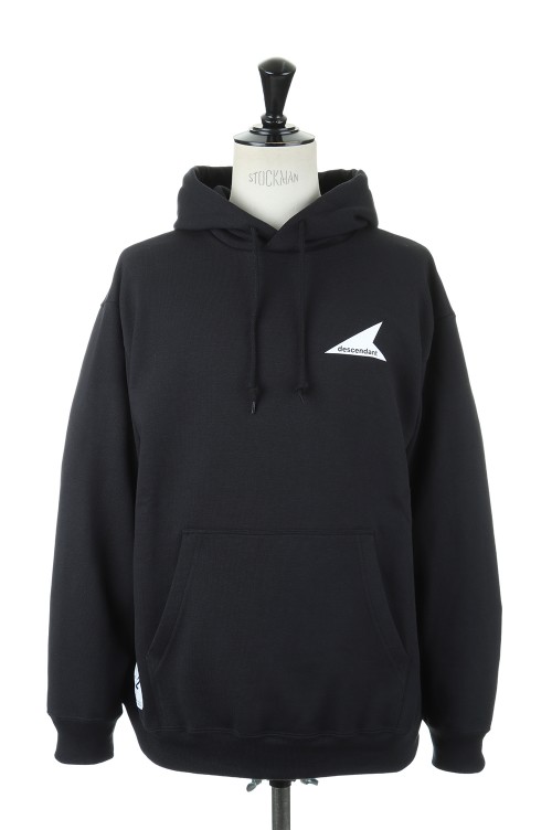 SPOT ITEM】CETUS HOODED SWEATSHIRT - BLACK (212ATDS-CSM06S