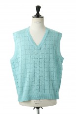 A.J. Knit Vest -Youth Blue (22SS K-4)