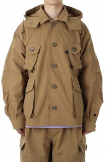 Tech Canadian Fatigue Jacket - BROWN (BJ-26022)