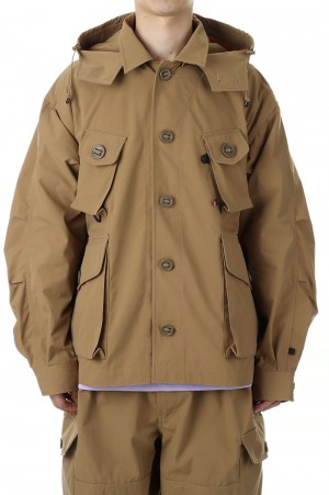 Tech Canadian Fatigue Jacket - BROWN (BJ-26022)