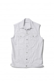 RIGID DENIM SLEEVELESS JACKET(1C023-0322-35)