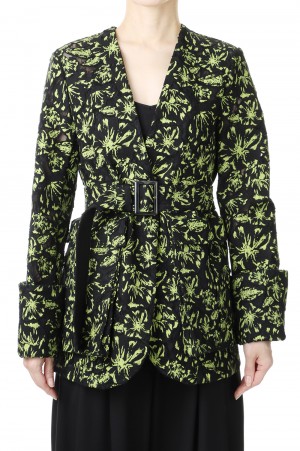 Flower Lace Jacket -BLACK LACE(E22SS/O-01)