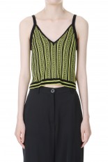 Knit Camisole - YELLOW/BLACK(E22SS/T-04)