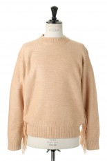 Fringe Silk Knit(US2206)-001/BEIGE-