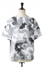 Tie-Dye Crew Neck T-Shirt(US2227)-001/GRAY MIX-
