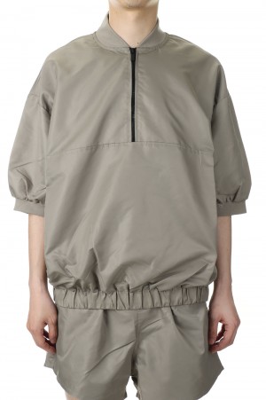 HALF ZIP PULLOVER / IRON(202BT212000F)