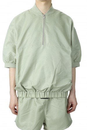 HALF ZIP PULLOVER / IRON(202BT212000F)