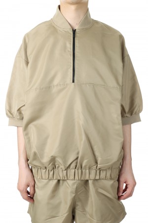 HALF ZIP PULLOVER / IRON(202BT212000F)