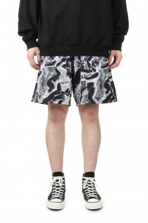 FUCKING AWESOME CHERUB FIGHT MESH SHORT | hartwellspremium.com